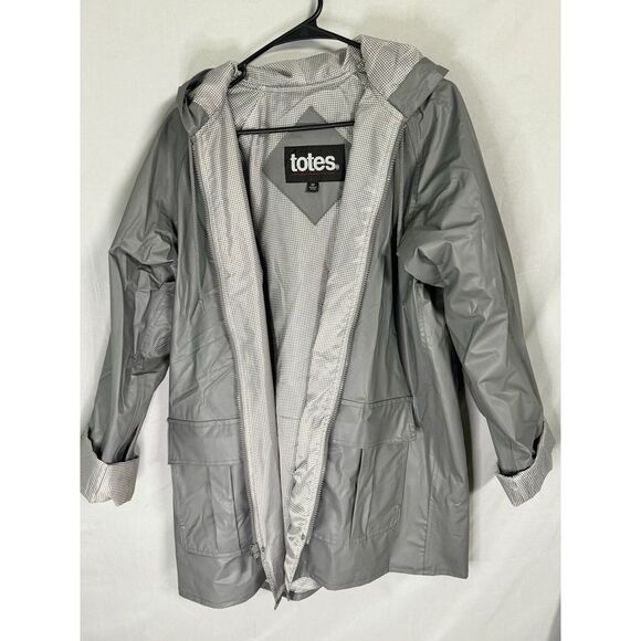 Totes Medium Grey Raincoat - Picture 1 of 6